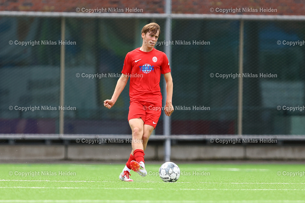 NH_EimsbüttelerTV_TSBPinneberg_Testspiel_13072025 | #47 Linus Dennis Ahrens (Eimsbütteler TV)Fußball I Herren I Testspiel I Saison 2025-2026  I Eimsbütteler TV - TBS Pinneberg I 13.07.2025 I Sportplatz Bundesstraße