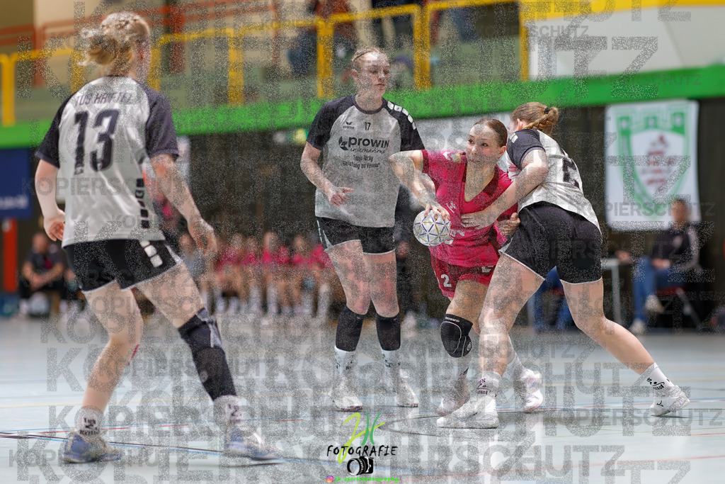 Hessenmeisterschaft wJC - Spiel um Platz 3; TuS Kriftel - SG Schenklengsfeld | Hessenmeisterschaft wJC - Spiel um Platz 3; TuS Kriftel - SG Schenklengsfeld am 22.03.2025 in Biedenkopf (Sporthalle Lahntalschule)Photo © 2025 - Jörg Heinrich - Realisiert mit Pictrs.com