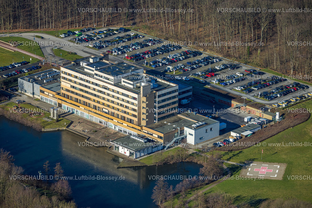 Werne230203428 | Luftbild, St. Christophorus Krankenhaus Werne, Werne, Ruhrgebiet, Nordrhein-Westfalen, Deutschland