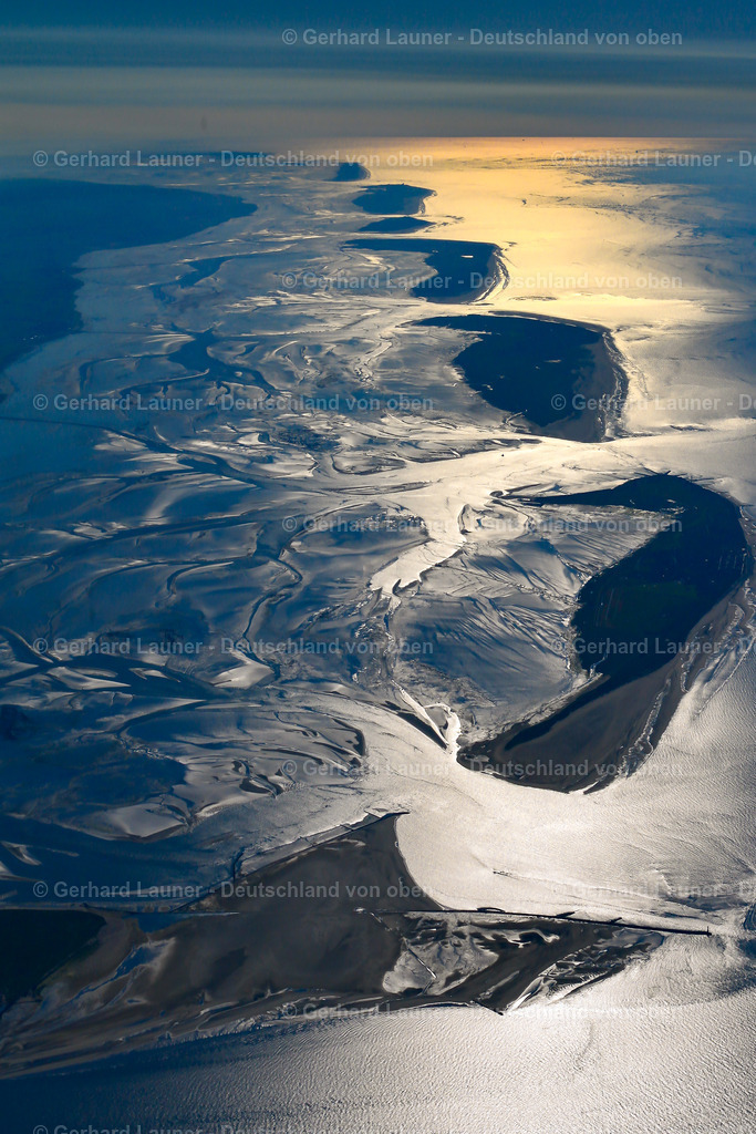 9200311 | Blick über die Ostfriesischen Inseln von Ost nach West, Nationalpark Niedersächsisches Wattenmeer