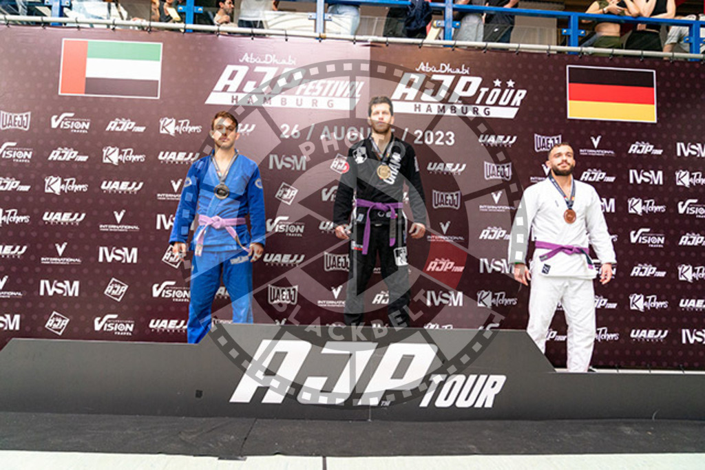 20230826PBB56352 | Fighters compete during the AJP INTLPRO BJJ and grappling competition in Hamburg, Germany, on August 26 2023.