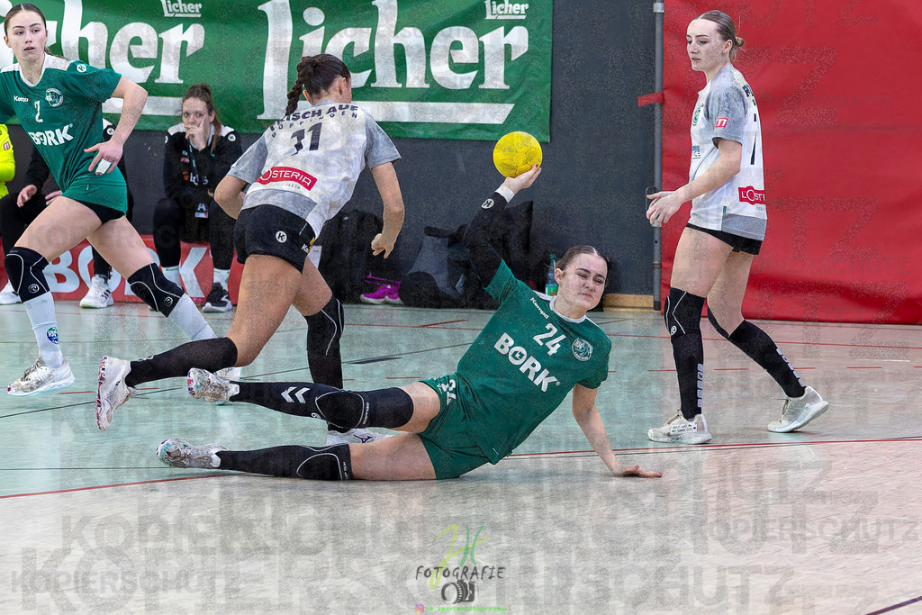 Jugendbundesliga wJA, Pokalrunde, HSG Kleenheim/Langgöns - Frisch Auf Göppingen | Jugendbundesliga wJA, Pokalrunde, HSG Kleenheim/Langgöns - Frisch Auf Göppingen am 28.02.2026 in Oberkleen (Weidig-Halle)Photo © 2026 - Jörg Heinrich - Realisiert mit Pictrs.com