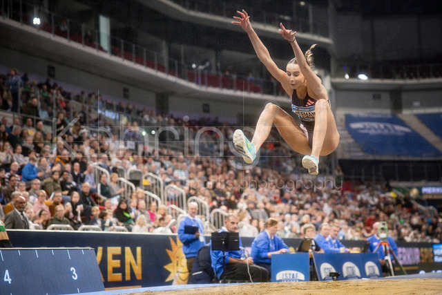 ISTAF Indoor; Duesseldorf, 24.01.2026 | DUESSELDORF, GERMANY - JANUARY 24:  Long jumper Ramona Elena Verman (ROU) during the ISTAF Indoor Dusseldorf at PSD Bank Dome on January 24, 2026 in Duesseldorf, Germany. 