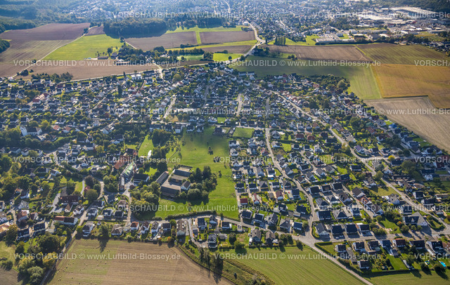 Menden220901288 | Luftbild, Ortsansicht Schwitten, Menden, Ruhrgebiet, Nordrhein-Westfalen, Deutschland
