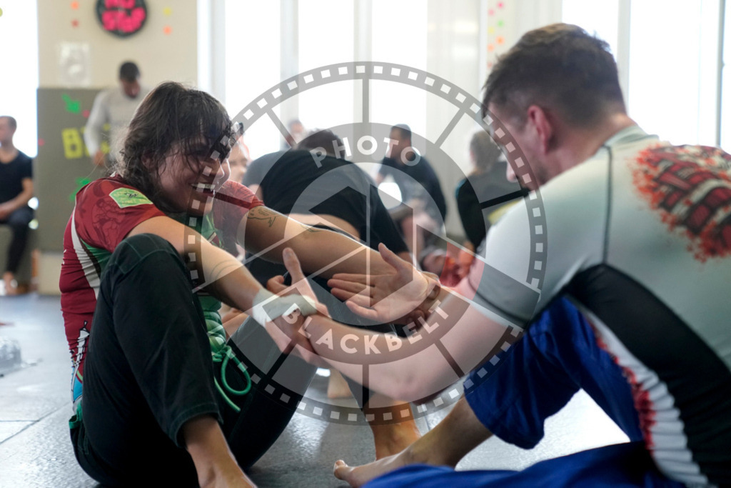 20240413PBB7330 | Fighters compete during the Grapplethon 24hours of rolling for a reason in Hamburg, Germany, on April 13, 2024.