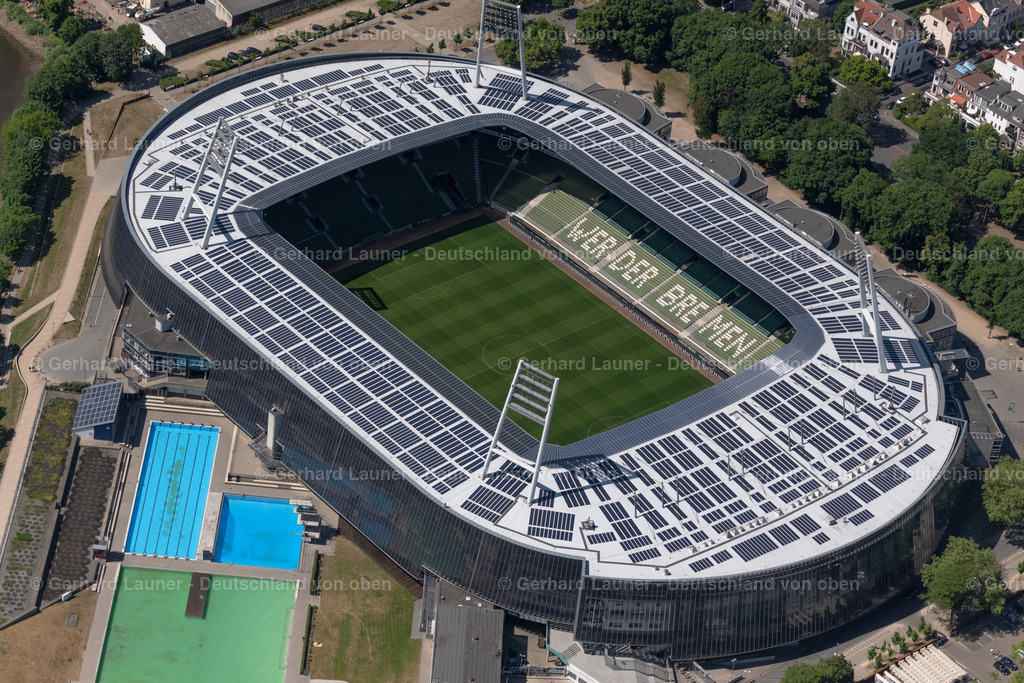 4029732 | BREMEN 01.06.2020 Das Weserstadion in Bremen - das Stadion des Fußball-Bundesligisten Werder Bremen. // The Weser Stadium in Bremen, the stadium of the Bundesliga club Werder Bremen. Foto: Gerhard Launer