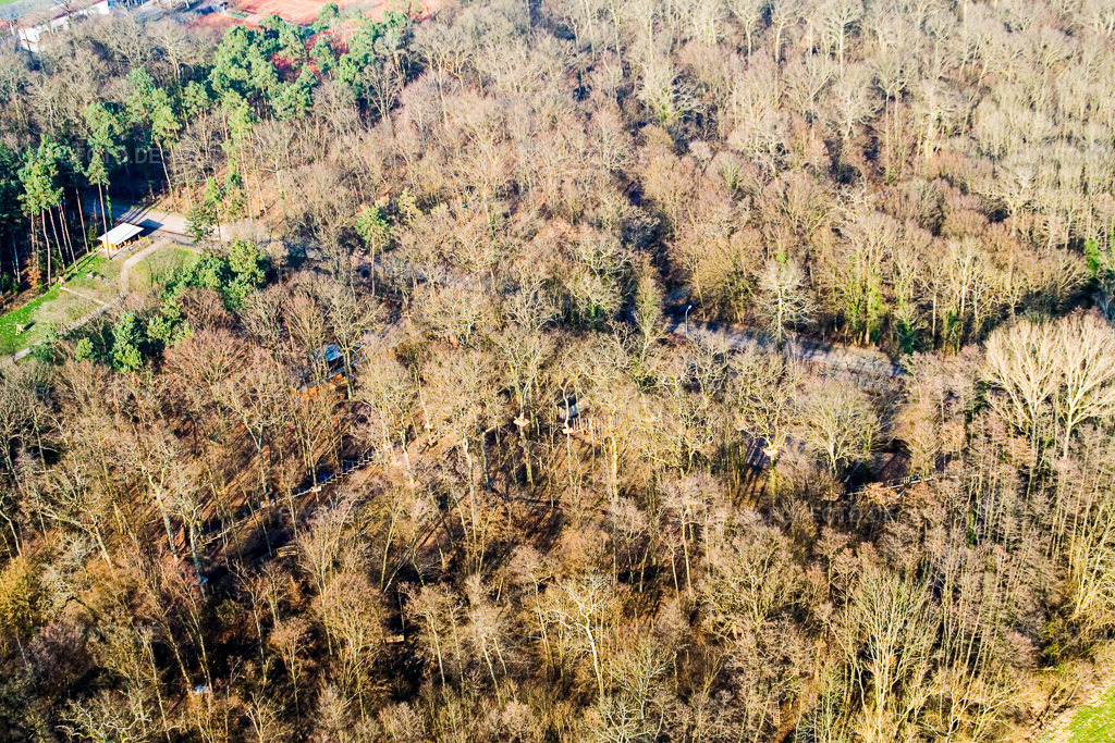 Luftbild: Fun Forest: Abenteuerpark Kandel in Kandel im Bundesland Rheinland-Pfalz in Deutschland. Foto: IMG_5488.jpg vom 21.02.2007 durch Werner Riehm/FLY-FOTO.de
