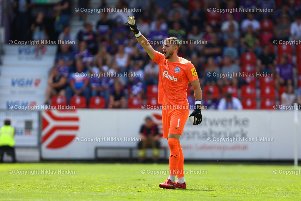 NH_VfLOsnabrück_HolsteinKiel_Testspiel_26072025 | #1 Timon Weiner (Holstein Kiel)Fußball I Herren I Testspiel I Saison 2025-2026  I VfL Osnabrück - Holstein Kiel I 26.07.2025 I Stadion Bremer Brücke