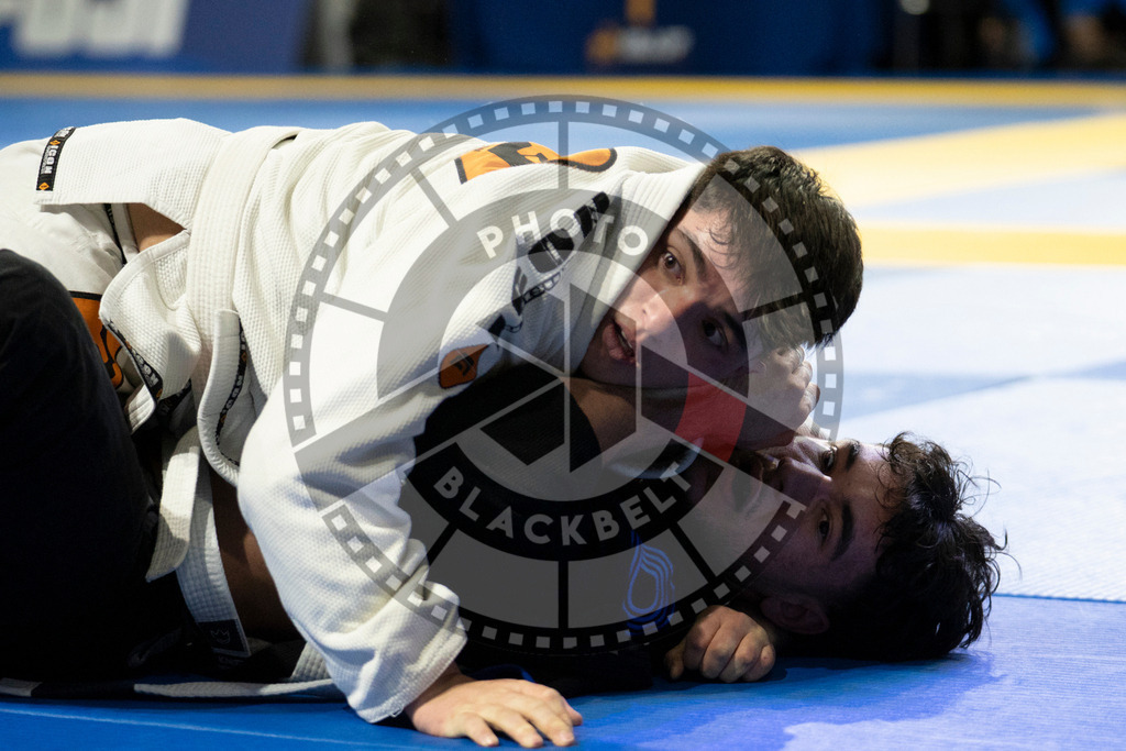 20240119PBB0155 | Fighters compete during the IBJJF European Championship in Paris, France, on January 19, 2024.