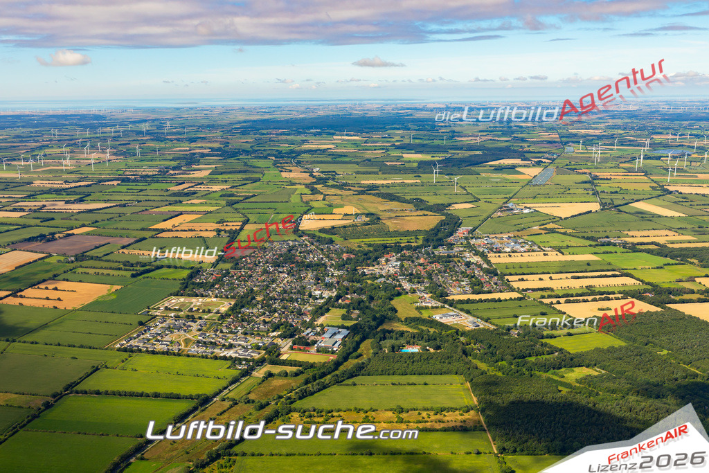 Das Luftbild der Stadt Schafflund wurde 2022 vom Flugzeug heraus erstellt (keine Drohnen-Aufnahmen) Aufnahmehöhe ca.450 Meter- hohe Bildauflösung und Druck-Qualität. Garantiert!