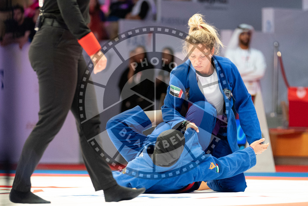 20231106PBB3031 | Fighters compete during the AJP World Master Championship in the Mubadala Arena in Abu Dhabi, Arab United Emirates, on November 6, 2023.