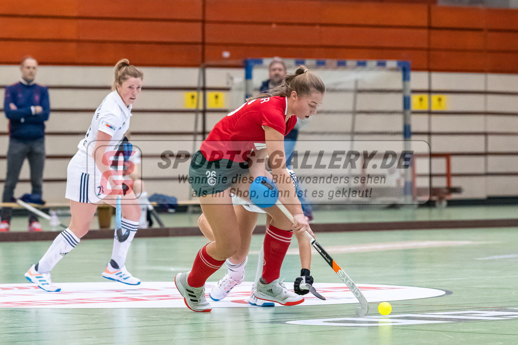HK_20221126_101706 | 1. Bundesliga ( Halle ) Damen Crefelder HTC - Düsseldorfer HC am 27.11.2022 Crefelder HTC, Krefeld , Hamacher Leni ( Crefelder HTC #26 )