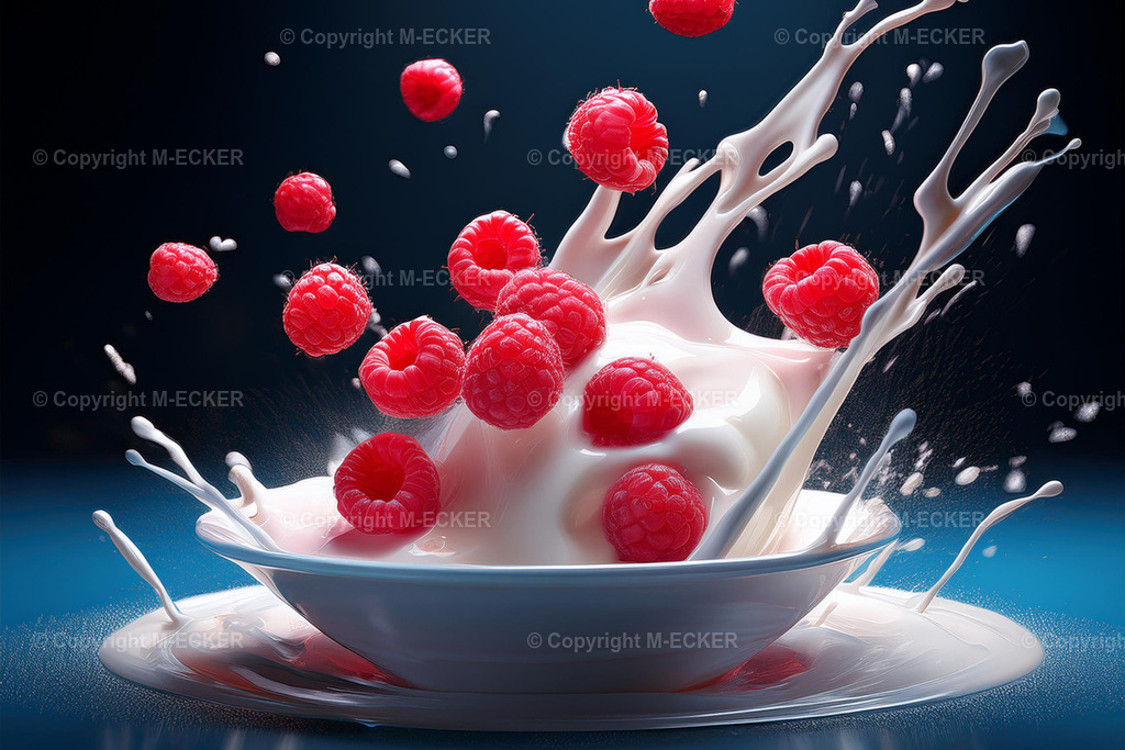 Himbeeren Milch2 | Martin Ecker Fotograf Euratsfeld - Realisiert mit Pictrs.com