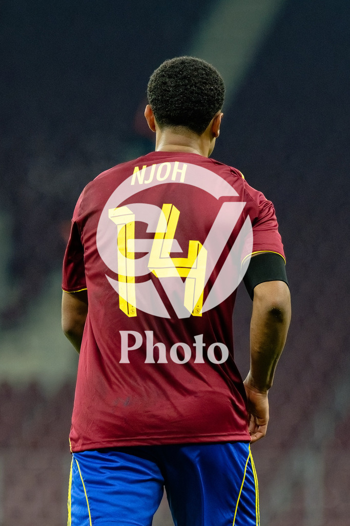 Brack Super League - Servette FC v FC Lausanne-Sport | Lilian Njoh (14 Servette FC) portrait (headshot/close up)  during the Brack Super League match between Servette FC and FC Lausanne-Sport at Stade de Geneve in Geneva, Switzerland