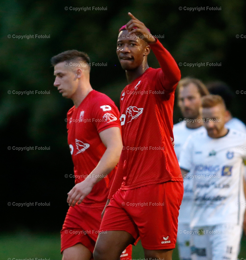 A_LUI_120925_07 | SPORT FUSSBALL REGIONALLIGAMITTE  ASKOE OEDT-USV ST.ANNA/AIGEN 12..09.2025 IM BILD: TORSCHUETZE ZUM 1:0 JONATHAN ALUKWU  (OEDT) UND (ST.ANNA) FOTO:FOTOLUI