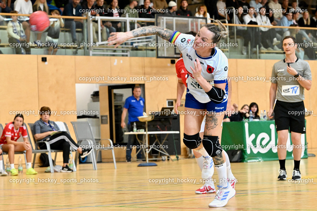 SC Ferlach vs. Sport Lisboa Benfica 30.9.2023 | #6 KAVALAR Anna-Maria SC Ferlach, SC Ferlach vs. Sport Lisboa Benfica 30.9.2023, SC Ferlach vs. Sport Lisboa Benfica am 30.09.2023 in Ferlach (Ballspielhalle Ferlach), Austria, (Photo by Bernd Stefan)