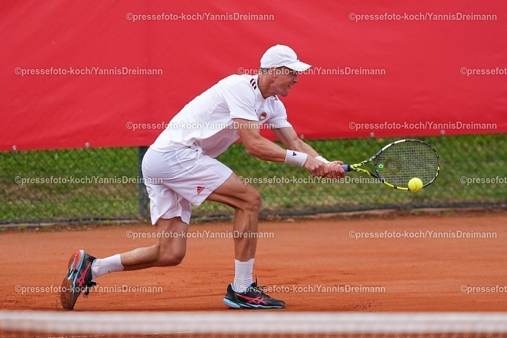 xYDR11072501059 | 11.07.2025, xydrx, Köln, Tennis, 1.Bundesliga Herren, Kölner THC Stadion Rot-Weiss 1 - TC Bredeney 1, Tennisanlage Olympiaweg: Jan Choinski (Kölner THC Stadion Rot-Weiss 1)