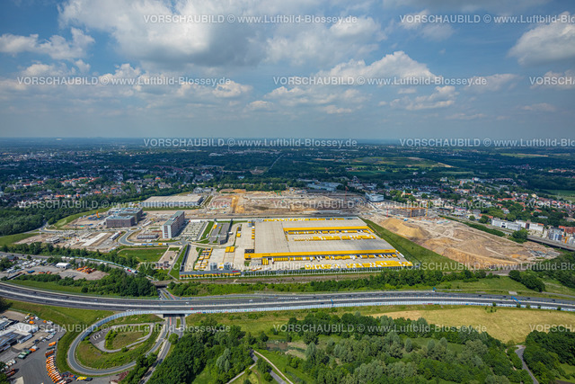 Bochum220503625 | Luftbild, Baustelle Mark 51/7, DHL Logistikzentrum, Laer, Bochum, Ruhrgebiet, Nordrhein-Westfalen, Deutschland