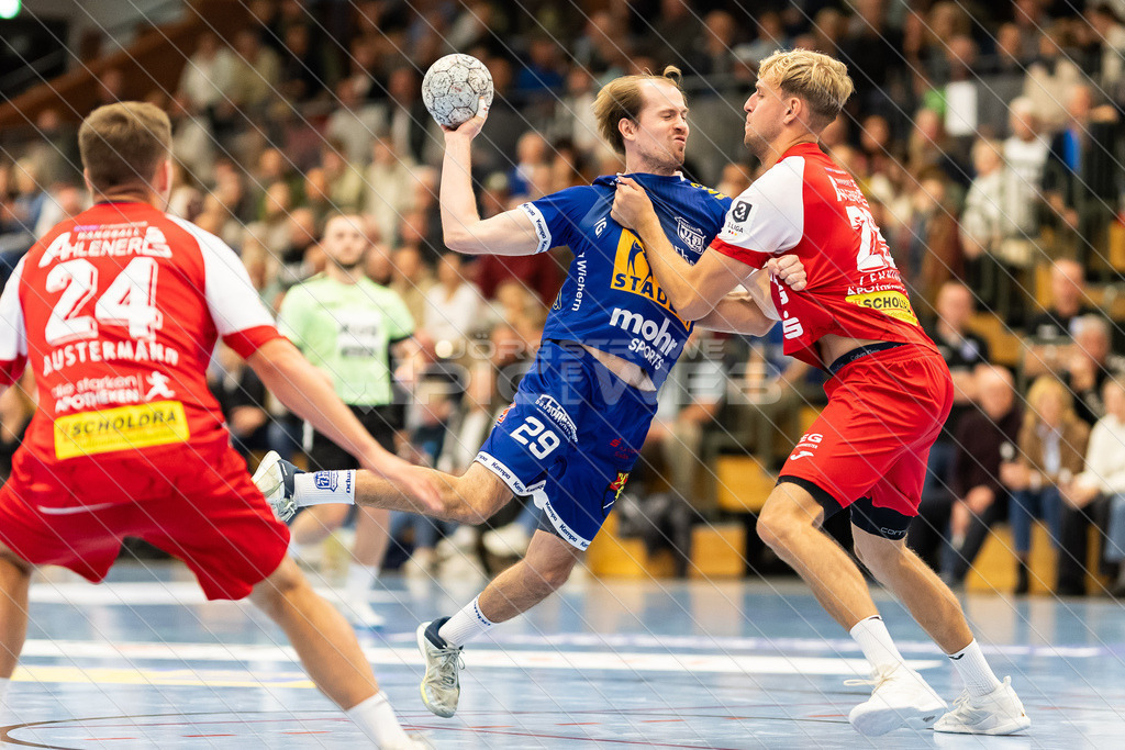 20251011_Picselweb-Fotografie_2R3_2918 | Fiete Austermann (24, Ahlener SG), Marten Franke (29, VfL Fredenbeck), Joris Lehmann (25, Ahlener SG) - Realisiert mit Pictrs.com