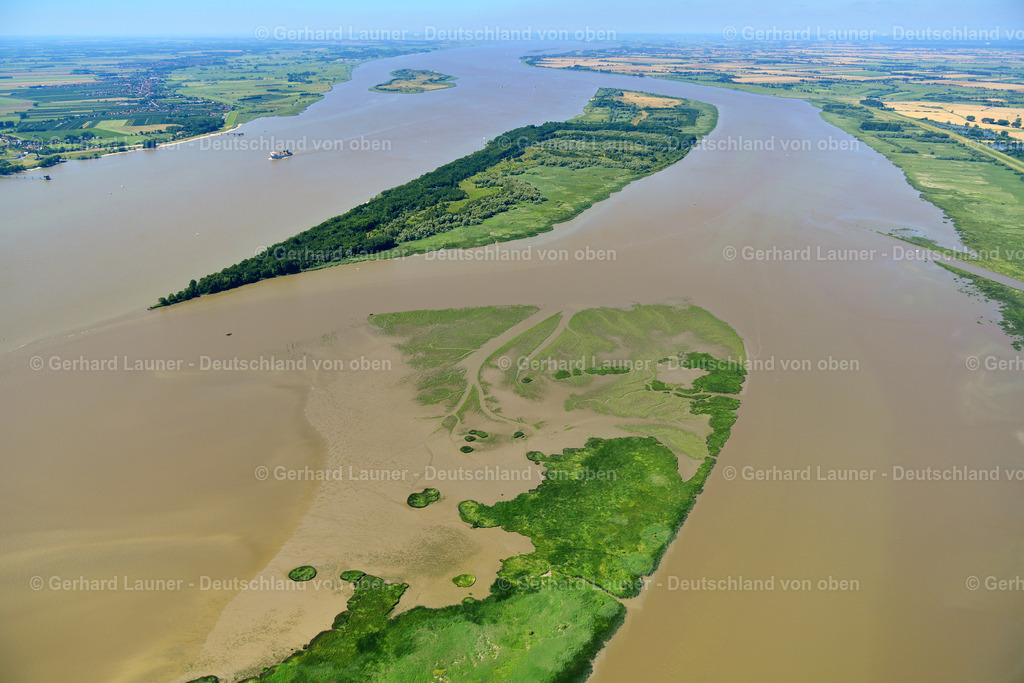 3621993 | Nordspitze Bihorstersand und Elbinsel Pagensand