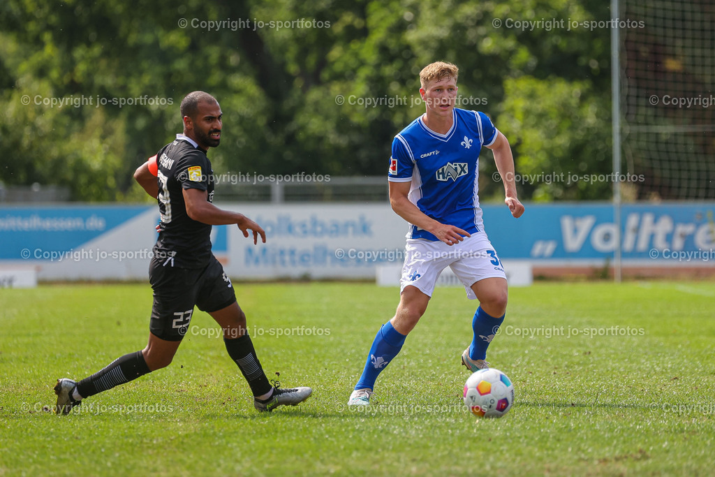 Giessen_Darmstadt (190) | 16.07.2023; Testspiel; Waldstadion Gießen; FC Gießen - SV Darmstadt 98; Ergebnis: 2:0 (0:0)