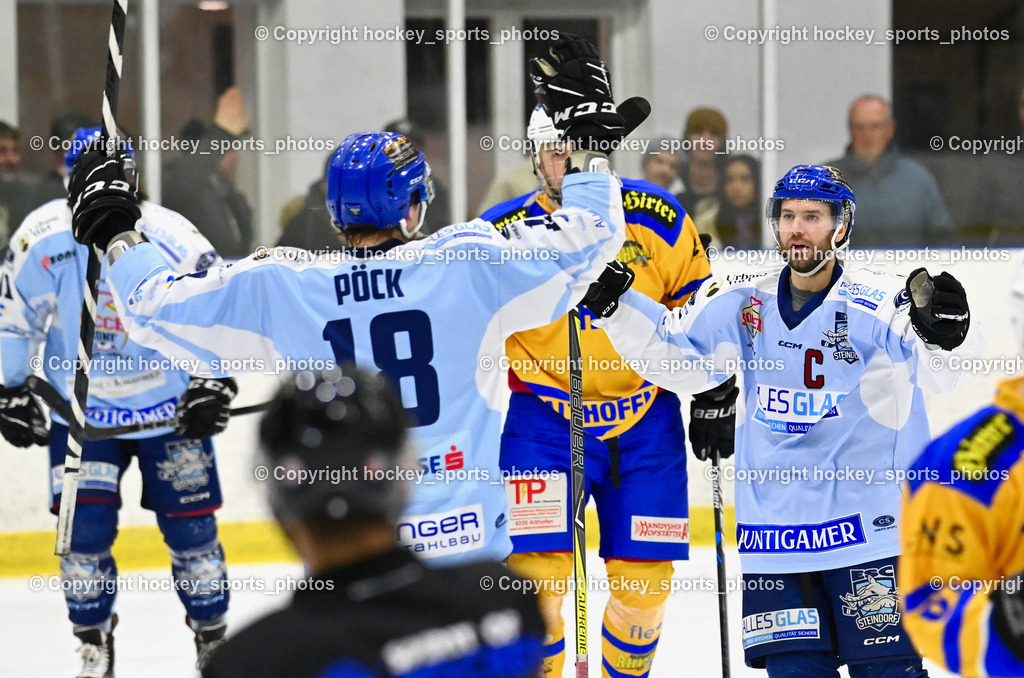  EHC Althofen vs. ESC Steindorf 9.3.202 | Jubel ESC Steindorf Mannschaft, #18 Pöck Markus, #57 Wilfan Franz