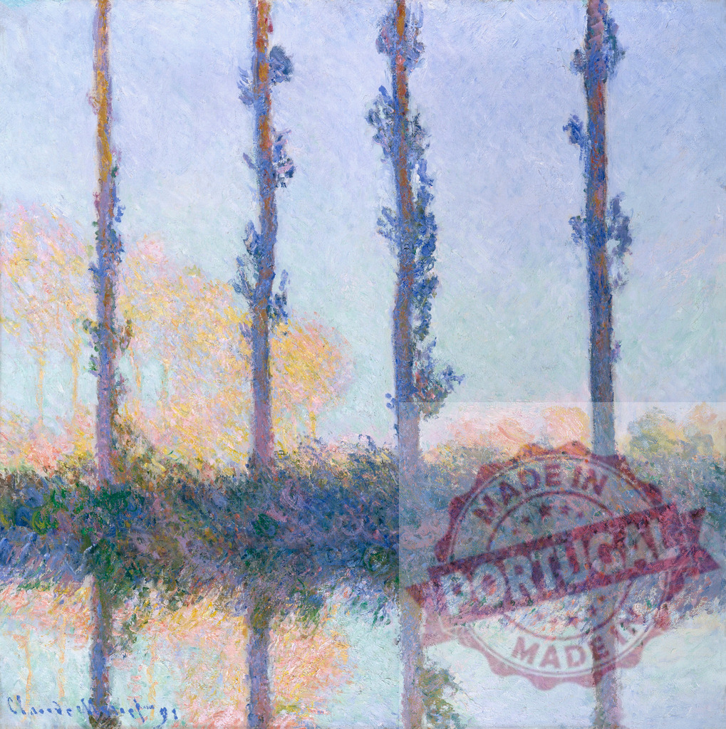The Four Trees (1891) by Claude Monet, high resolution famous painting. Original from The MET. Digitally enhanced by rawpixel. | The Four Trees (1891) by Claude Monet, high resolution famous painting. Original from The MET. Digitally enhanced by rawpixel. - Realisiert mit Pictrs.com