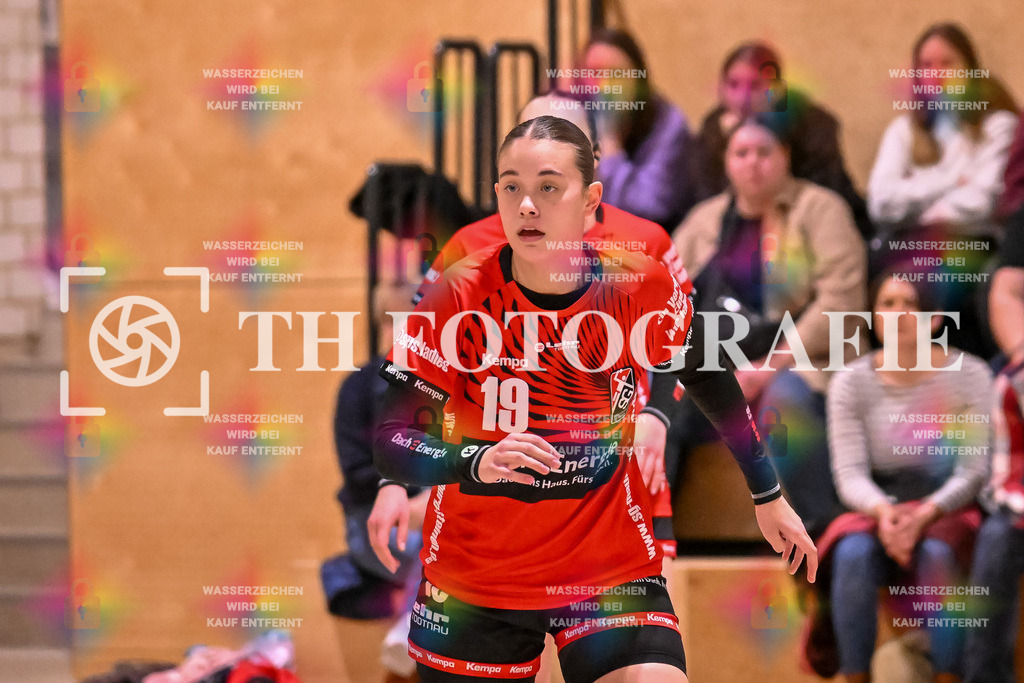 GER, SG Maulburg/Steinen - SG Muggensturm/Kuppenheim, Handball, Suedbadenliga, 17. Spieltag, Saison 2023/2024, 09.03.2024 | Elisa Geiss (SG Maulburg/Steinen, #19)

GER, SG Maulburg/Steinen - SG Muggensturm/Kuppenheim, Handball, Suedbadenliga, 17. Spieltag, Saison 2023/2024, 09.03.2024

Foto: TH Fotografie/Thomas Hess