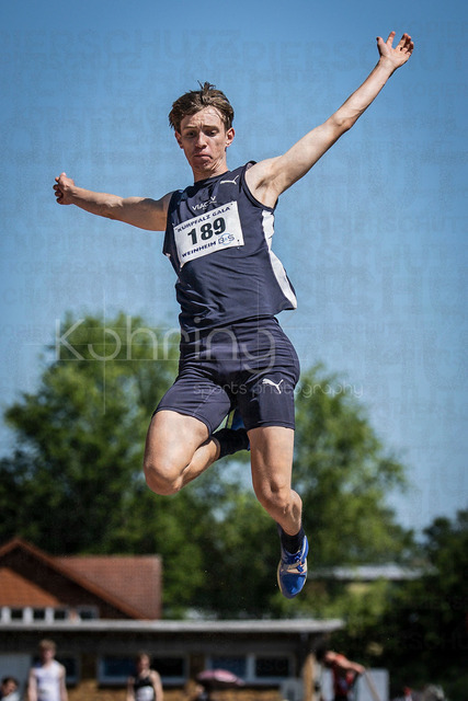 B&amp;S Kurpfalz Gala; Weinheim, 23.05.2026 | WEINHEIM, GERMANY - MAY 24: Mikko Jonas Pirsig (GER/Cologne Athletics) during the B&amp;S Kurpfalz Gala am 23.05.2026 at the  Sepp-Herberger-Stadium in Weinheim (Baden-Wuerttemberg / Germany).