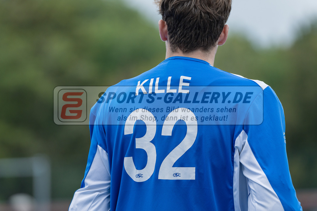 HK_20230923_104440 | 1. Bundesliga Herren Crefelder HTC - TSV Mannheim am 23.9.2023 CHTC, Krefeld , Lasse Kille Torwart ( Crefelder HTC #32 )
