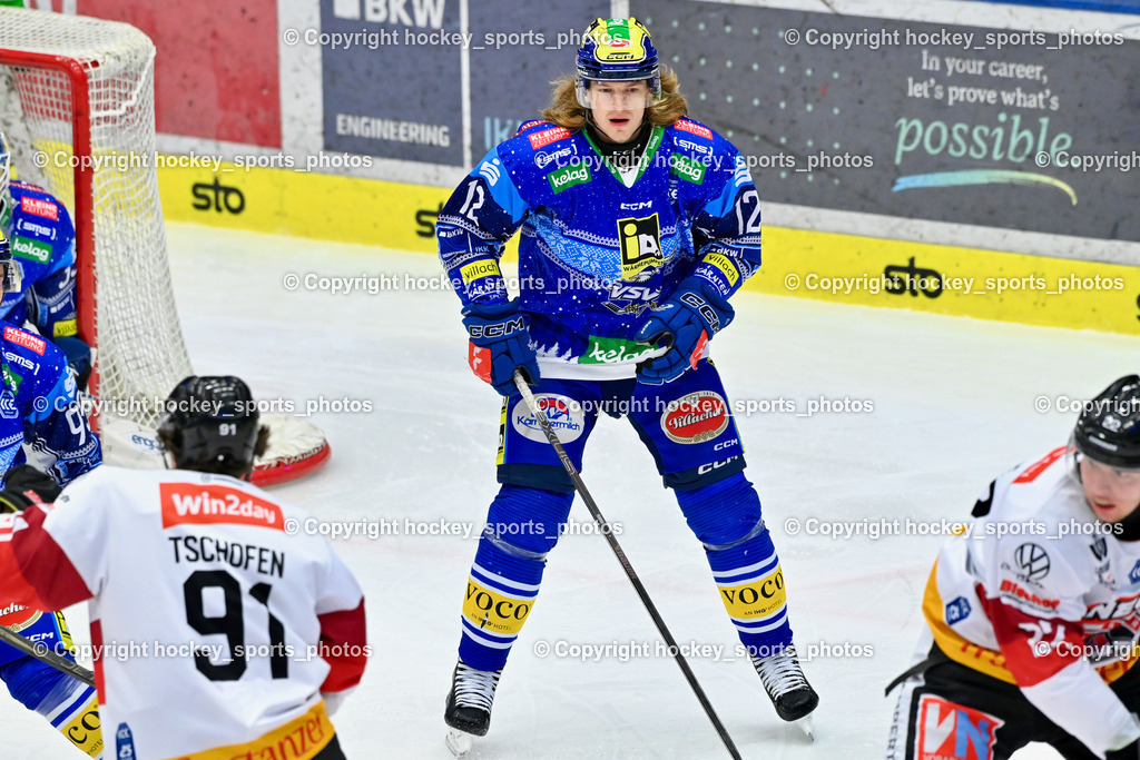 EC IDM Wärmepumpen VSV vs. Pioneers Vorarlberg | #12 Pearson Chase EC VSV, EC IDM Wärmepumpen VSV vs. Pioneers Vorarlberg, EC IDM Wärmepumpen VSV vs. Pioneers Vorarlberg am 14.12.2024 in Villach (Stadthalle Villach), Austria, (Photo by Bernd Stefan)