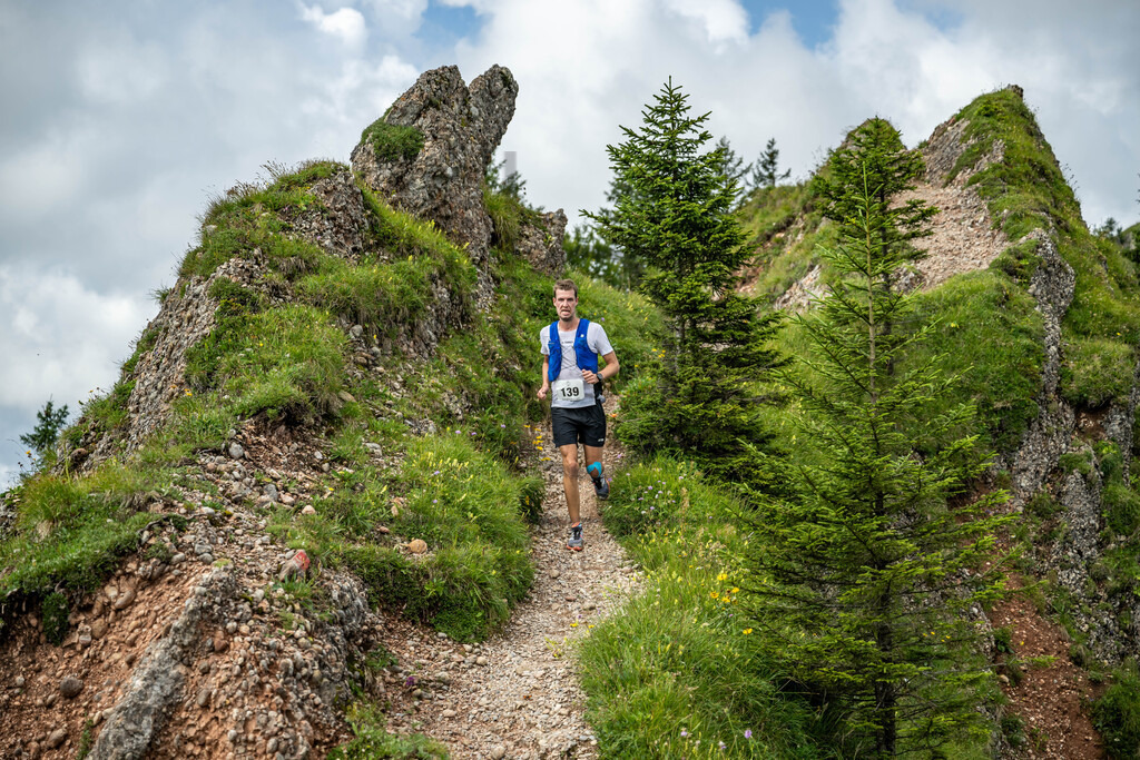35. Gebirgsmarathon | 35. Gebirgsmarathon 2024 am 03.08.2024 in Immenstadt. Einer der anspruchsvollsten​und ältesten Bergläufe​Deutschlands im Naturpark Nagelfluhkette!(Foto: Dominik Berchtold/www.dberchtold.com)Instagram: @d_berchtold_foto 