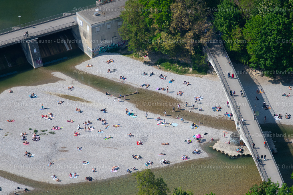4025014 | Freizeit an der Isar, Wehrsteg, München