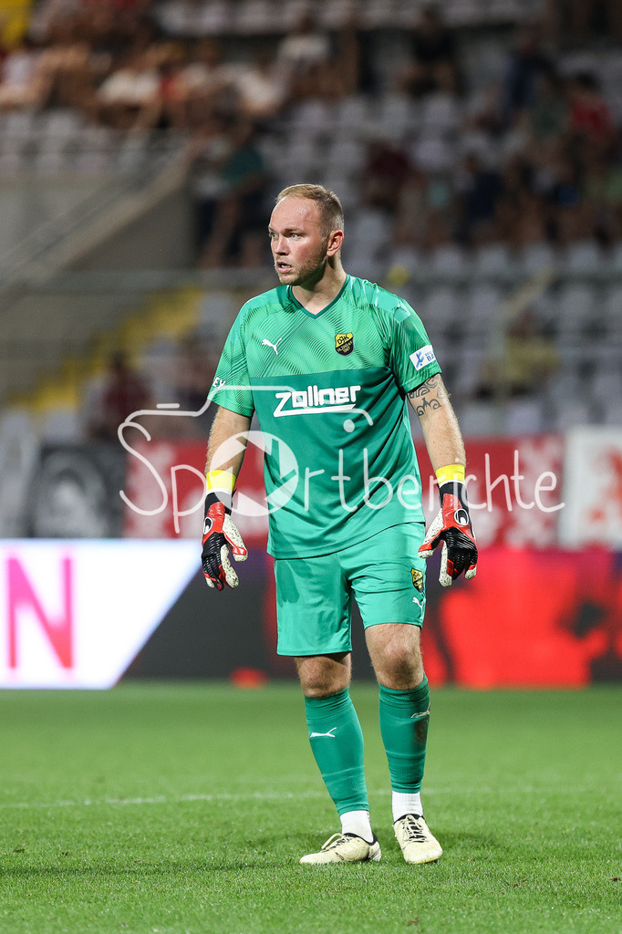 FC Bayern Amateure - DjK Vilzing | im Bild Maximilian PUTZ (DJK Vilzing #1) / Einzelfoto / Freisteller / Regionalliga Bayern: FC Bayern München II - DjK Vilzing, Grünwalder Stadion am 30.08.2024