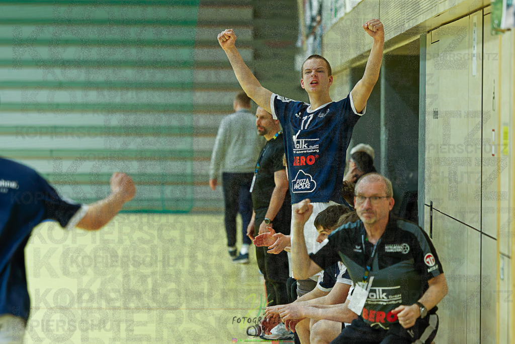 mJB Pokalrunde dt. Meisterschaft, TV Hüttenberg - TSV GWD Minden | mJB Pokalrunde dt. Meisterschaft, TV Hüttenberg - TSV GWD Minden am 15.03.2025 in Münchholzhausen (Sporthalle Münchholzhausen)Photo © 2025 - Jörg Heinrich - Realisiert mit Pictrs.com