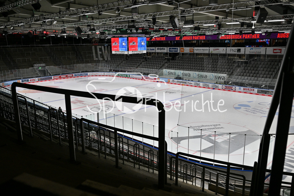 Augsburger Panther - Schwenninger Wild Wings | Das Curt Frenzel Stadion vor der Partie gegen Schwenningen / Symbolbild / Arena / Eisstadion / Eishalle / DEL: Augsburger Panther - Schwenninger Wild Wings, Curt Frenzel Stadion am 24.01.2025