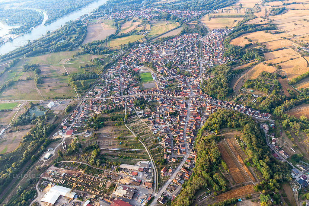 Vue aérienne: Vue de la ville à Mothern dans le département Bas Rhin, France. Photo: IMG_008743.jpg prise le 20/09/2020 par Werner Riehm/FLY-FOTO.euRésolution de l'original: 5472 x 3648 px