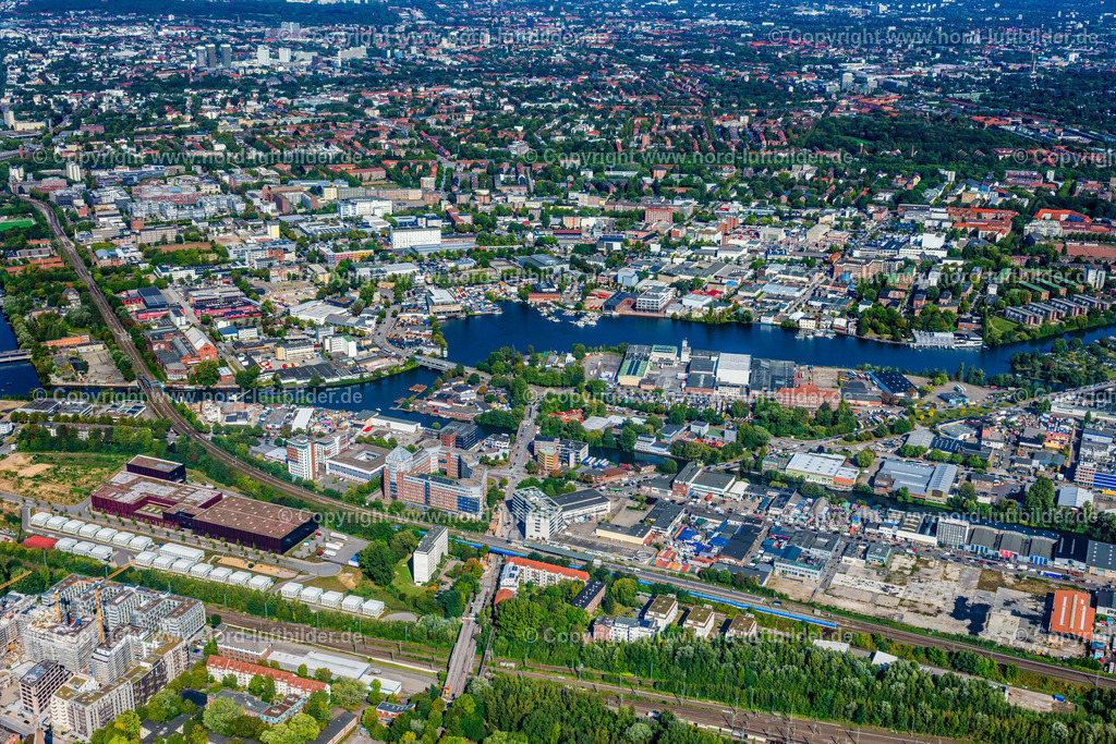 Hamburg_Rothenburgsort_ELS_8034200925 | HAMBURG 20.09.2025 Industrie- und Gewerbegebiet " Großmannstraße " an der Straße Bullenhuser Damm in Hamburg, Deutschland. // Industrial and commercial area " Grossmannstrasse " on street Bullenhuser Damm in Hamburg, Germany. Foto: Martin Elsen