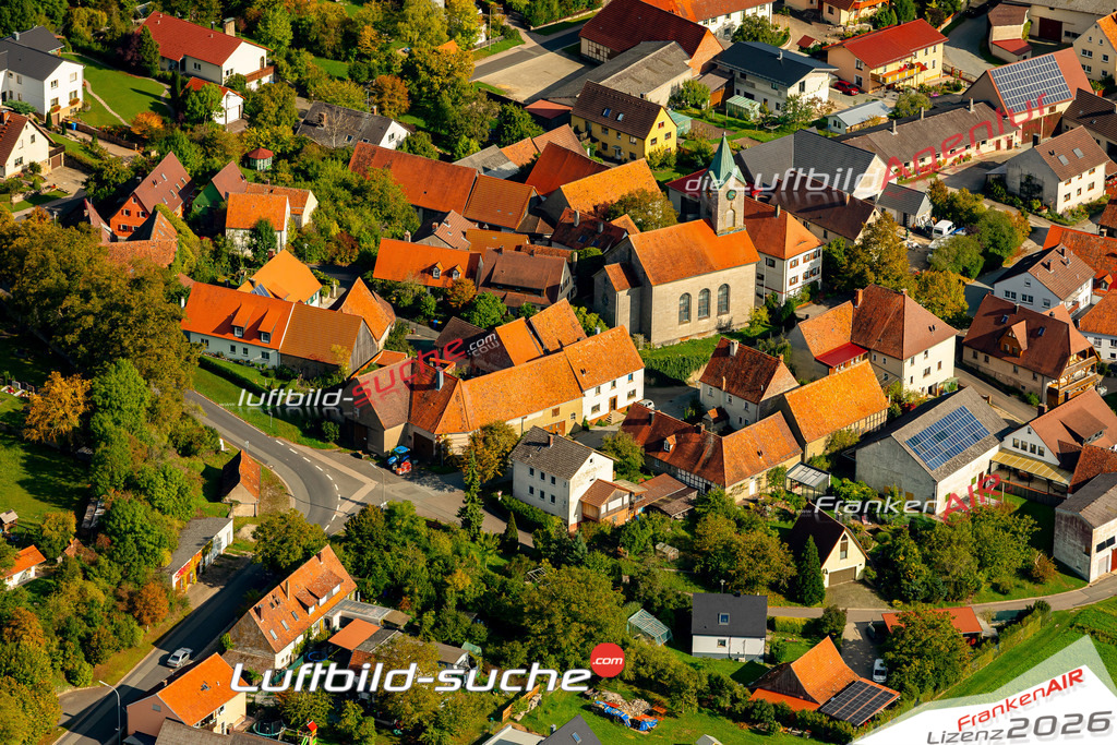 Unterlaimbach Scheinfeld Bild- Das Luftbild wurde 2025 vom UL-Flugzeug heraus erstellt ( keine Drohne ) - Hochauflösende Luftaufnahme -Nicht vergleichbar mit Google Maps oder Satelittenbilder- Die Geschenkidee !Mit Lizenz und Bildrechte bestellbar