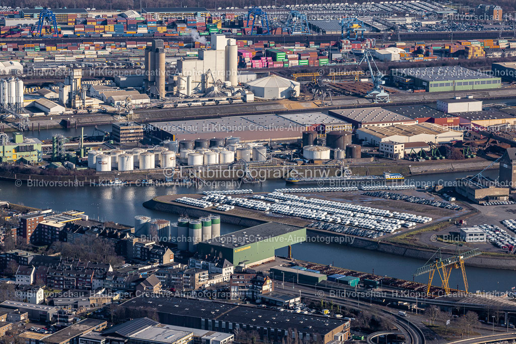 Luftbilder Neuss -6664 | Luftaufnahme Containerterminal im Containerhafen des Binnenhafen in Neuss - Realized with Pictrs.com