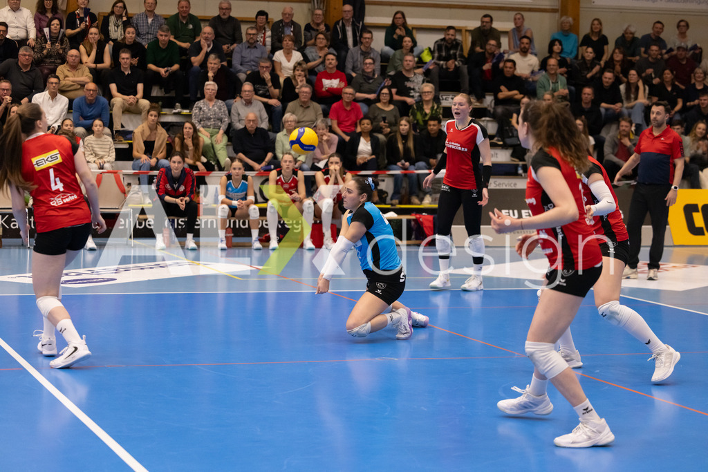Volleyball I Frauen I Saison 2025-2026 I Volleyball NLA | Women I 1/2 Finals I  VC Kanti Schaffhausen - Sm'Aesch Pfeffingen I 18.03.2026 | 12 Isabella Loffreda (CH) (VC Kanti Schaffhausen) – Libera - Realisiert mit Pictrs.com