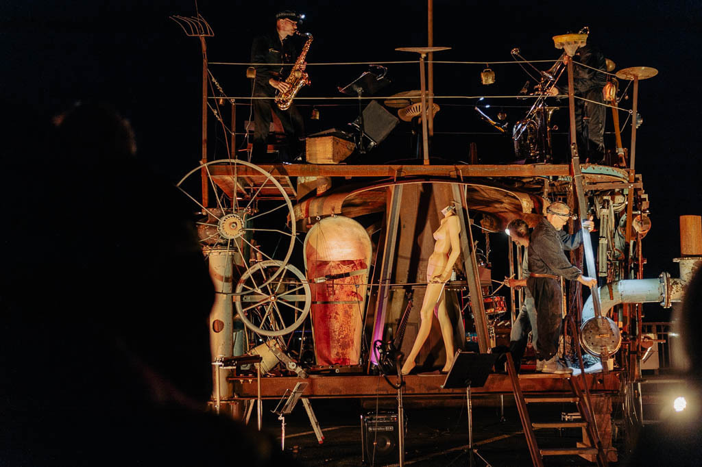 Jazzmaschine | Die Jazzmaschine im Forte Belvedere Leisnig zum Festival Hallo Leisnig 2022. - Realisiert mit Pictrs.com