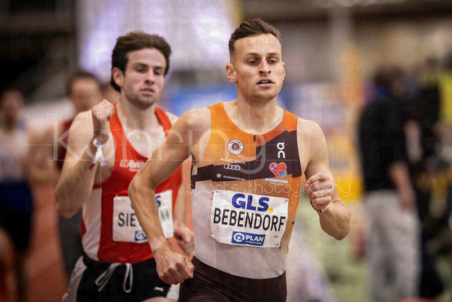 Deutsche Leichtathletik-Hallenmeisterschaften; Dortmund, 01.03.2026 | Karl Bebendorf (Dresdner SC 1898); Deutsche Leichtathletik-Hallenmeisterschaften am 01.03.2026 in der Helmut-Körnig-Halle in Dortmund. 