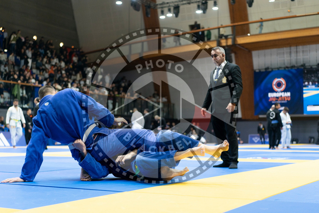 20240119PBB2563 | Fighters compete during the IBJJF European Championship in Paris, France, on January 19, 2024.