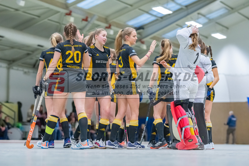 HK_20230226_104885 | Deutsche Meisterschaft WU16 Spiel 1. Halbfinale Havestehuder THC - UHC Hamburg am 26.2.2023 DSC 99, Düsseldorf ,