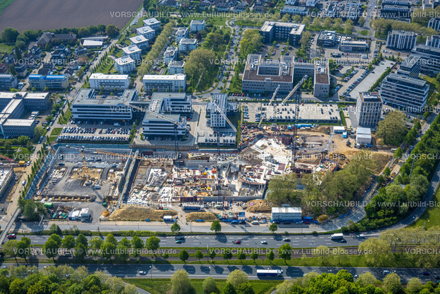 Dortmund220500513 | Luftbild, Baustelle an der Stadtkrone-Ost, Neubu Direktion Continentale, Freie-Vogel-Straße, Westfalendamm, Dortmund, Ruhrgebiet, Nordrhein-Westfalen, Deutschland