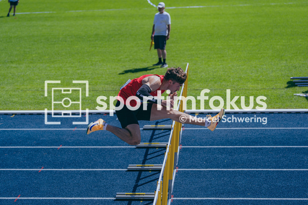 Deutsche Meisterschaften U20 / U16 2026 | Arne Döring, LAC Erdgas Chemnitz, 1235, 110 Meter Hürden, Deutsche Meisterschaften der U20 &amp; U16 2026, Lohrheidestadion Bochum-Wattenscheid, 12.07.2026. Foto: Marcel Schwering / sportimfokus - Realisiert mit Pictrs.com