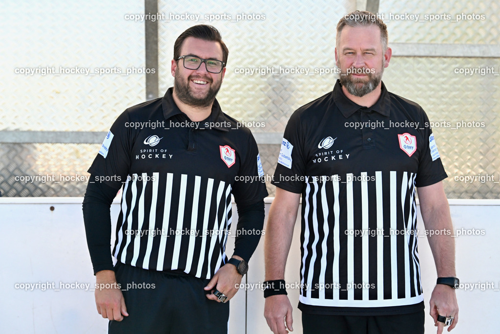 VAS Ballhockey Villach vs. ASKÖ Villach Ballhockey | Samrock Markus Referee, Maurer Anthony Referee, VAS Ballhockey Villach vs. ASKÖ Villach Ballhockey , VAS Ballhockey Villach vs. ASKÖ Villach Ballhockey  am 13.05.2026 in Villach (Alpen Arena ), Austria, (Photo by Bernd Stefan)