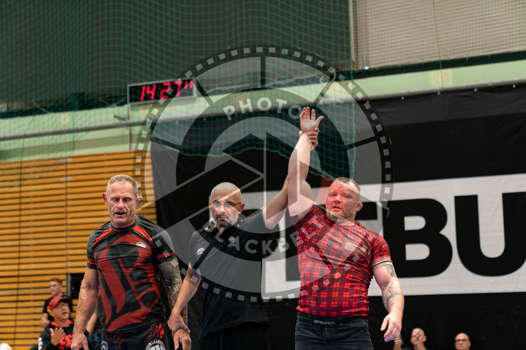 20230916PBB6553 | Fighters compete during the grappling tournement ADCC Trials (European, Middle East and African Championship) in Warsaw, Poland, on September 16, 2023.