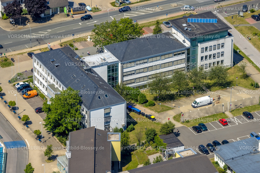 Sprockhoevel230708733 | Luftbild, Rathaus, Haßlinghausen, Sprockhövel, Ruhrgebiet, Nordrhein-Westfalen, Deutschland